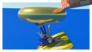 Sonic went into the wrong special stage  Softbody Simulation Jelly Sonic [upl. by Eaned]