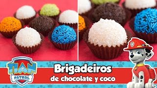 BRIGADEIROS de chocolate y coco  Mesa dulce de Tián  PAW PATROL [upl. by Akenal]