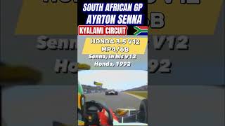 Ayrton Sennas Honda Intense Onboard Lap  Kyalami 92 [upl. by Eiaj]