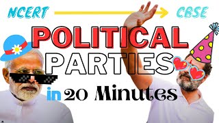 Political Parties Class 10 One Shot  Chapter 6  Class 10 Political Parties One Shot  NCERT [upl. by Willette961]