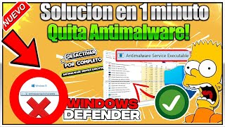 ✅ 𝐀𝐂𝐓𝐔𝐀𝐋𝐈𝐙𝐀𝐃𝐎  Cómo QUITAR el Antimalware Service Executable【 2024】 Liberar RAM [upl. by Moffitt25]