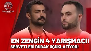 Masterchef 2024 En Zengin 4 Yarışmacı Servetleri Dudak Uçuklatıyor [upl. by Gwenneth436]