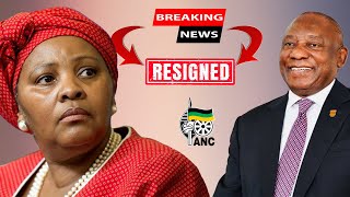 BREAKING NEWS NOSIVIWE MAPHISA NQAKULA RESIGNS  HER LAST WORDS BEFORE GETTING ARRESTED [upl. by Jeffrey]