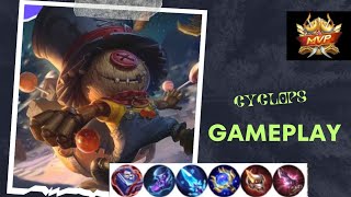 CYCLOPS GAMEPLAY  MOBILE LEGENDS [upl. by Lahsiv]