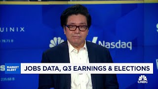 Markets set up for a very good rally into yearend no matter who wins election Fundstrats Tom Lee [upl. by Ajtak]