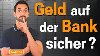 Einlagensicherung Wie sicher ist mein Geld bei der Bank [upl. by Iaht]