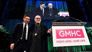 Larry Kramer accepts Lifetime Activism Award with introductions by Joe Mantello and Mark Ruffallo [upl. by Glyn]