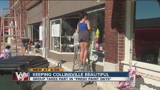 Volunteers helping keep Collinsville beautiful [upl. by Hsan819]