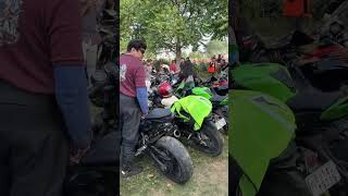 Super loud ninja 1000 Full system h2rkawasaki kawasaki automobile zx10r hayabusa [upl. by Moulden]