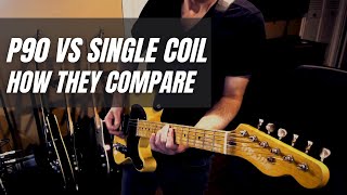 P90 vs Single Coil in a Telecaster [upl. by Valle]