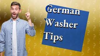 How to use a German washing machine [upl. by Aimaj28]