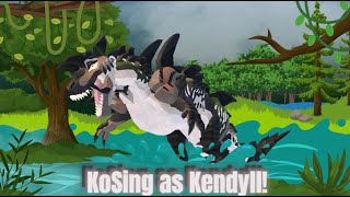 Kosing as Kendyll  Creatures of Sonaria [upl. by Susejedesoj]