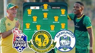 Kikosi Cha Yanga SC Kinachoanza leo Dhidi ya Namungo FC Mechi ya Ligi kuu Tanzania NBC 20232024 [upl. by Clapp634]