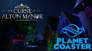 The Curse At Alton Manor Alton Towers Planet Coaster Recreation ep6 Timelapse [upl. by Panchito566]