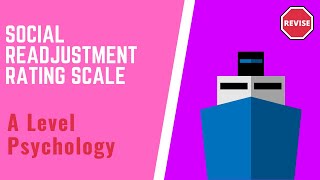 A Level Psychology  The Social Readjustment Rating Scale [upl. by Carbo]