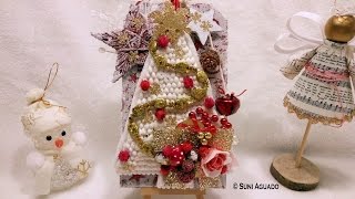 8 Felicitaciones de Navidad en 8 días  2 video tutorial Diy [upl. by Leirbaj]