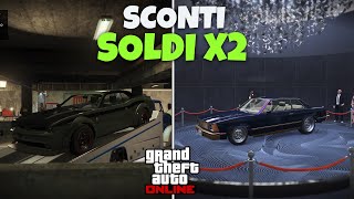 SCONTI E SOLDI X2 AGGIORNAMENTO SETTIMANALE GTA ONLINE ITA [upl. by Stamata]