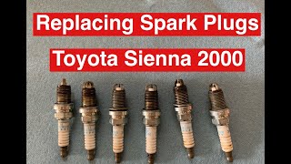 How to Replace Spark Plugs on a Toyota Sienna 2000 Easy step by step [upl. by Gilboa]