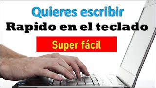 ¡Aprende Como escribir en la computadora sin mirar el teclado¡ – Desde 0  Digitación computarizada [upl. by Kessel805]