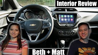 2021 Chevy Trailblazer Activ Interior Review Beth  Matt [upl. by Karlotta]