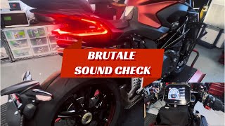 SOUND CHECK MV AGUSTA BRUTALE 1000RR [upl. by Alhan182]