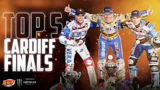 Top 5 Cardiff Finals  FIM Speedway Grand Prix [upl. by Phelia]