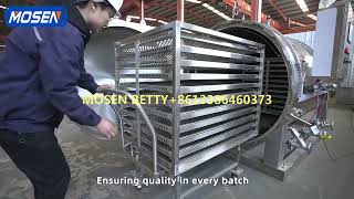 Customized retort machine sterilizing from Mosen autoclave [upl. by Enovi]