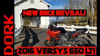 New Motorcycle Reveal My New Versys 650 LT  Why I Chose it Over The Versys 1000 FJ09 VStrom [upl. by Adigun831]