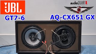 Speaker review  รีวิว Speaker comparison JBL GT76 vs AudioQuart AQCX651 GX [upl. by Melania420]