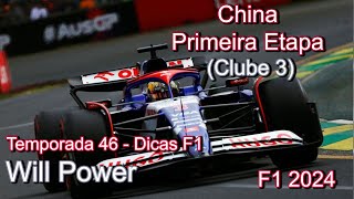 Dicas f1  China  Clube 3 [upl. by Garate612]