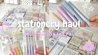 🌷✨huge stationery haul ft stationerypal unboxing lots of pens full swatches  giveaway closed [upl. by Lebama831]