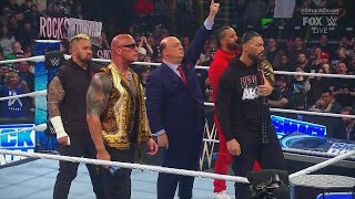 The Rock Pledges Allegiance To Roman Reigns and The Bloodline On WWE SmackDown [upl. by Whang]