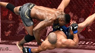 UFC 270 Ngannou vs Gane Best Highlights [upl. by Mal]