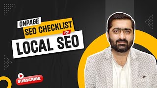 Onpage SEO for Local SEO Websites  Beginners to Advance Level Checklist [upl. by Ahsema352]