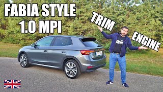 Skoda Fabia Style 10 MPI  Which Options to Choose ENG  Test Drive and Review [upl. by Lund]