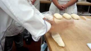 Shaping French Bread [upl. by Aisayt]