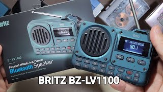 Britz BZLV1100 Bluetooth Speaker Radio [upl. by Rickey]