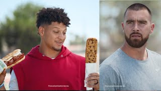 Subway Commercial 2024 Travis Kelce Patrick Mahomes Ad Review [upl. by Tressia]