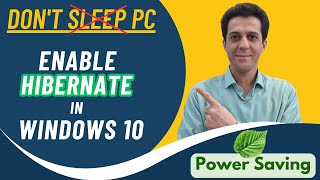 How To Enable Hibernate in Windows 10 And Add It To Power Menu [upl. by Feliza]