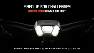 Magicshine MONTEER 12000 Mountain Bike Light TRAILS [upl. by Ert688]