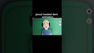 Jynxzi headset dent in real life and animation 😂 shorts [upl. by Joelie]