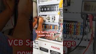 VCB Spring charge power supply electricalengineering electricalwork electrical electrician [upl. by Tortosa]