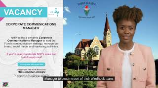 🎤👨‍💼Vacancy NHP Corporate Communications Manager Closing Date 8 Aug 2024 [upl. by Eiknarf460]