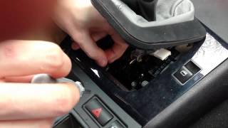 E46 Schaltkulisse Ausbau  gearshift console remove  BIMMERYOURSELF  ENG SUBS [upl. by Hammerskjold]