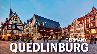 Quedlinburg Beautiful UNESCO World Heritage Town GERMANY [upl. by Jaqitsch]