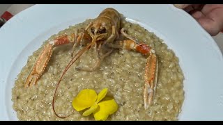 RISOTTO IN CREMA DI SCAMPI FRESCHIIN CUCINA CON LO CHEF PAUL KLER [upl. by Mukul]