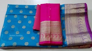 Paithani saree blouse back neck designcutting and stitching back neck [upl. by Laddy314]