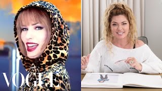 Shania Twain Breaks Down 18 Looks From 1995 to Now  Life in Looks  Vogue [upl. by Liss192]