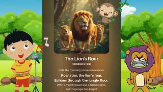 The Lion Roar 🦁 New Version Nursery Rhymes Kids Song [upl. by Belldas]