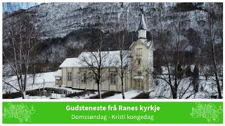 Gudsteneste frå Ranes kyrkje [upl. by Cohla]